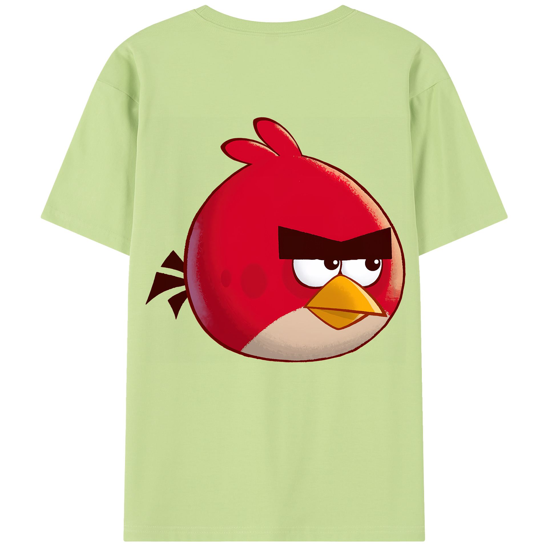 （画像用） Angry Birds アングリーバード 綿100％半袖Tシャツ（背面プリント）